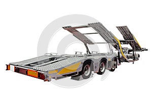 Automobile transporter semi-trailer