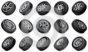 Automobile wheels bundle