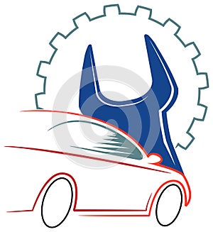 Automobile workshop logo photo