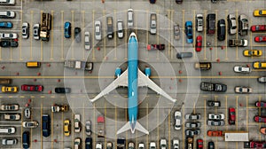 automobiles and airplanes, symbolizing the shrinking of distances and the unification of diverse cultures.