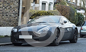 Automotive: An Aston Martin sports car. 3