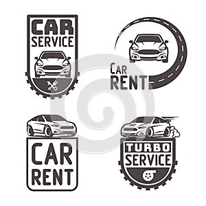 Automotive Car rent repair Logo Template Design Vector