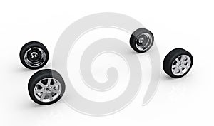 Automotive concept of ar wheels