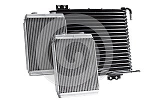 Automotive cooling radiators. photo