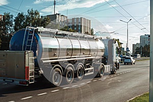 Automotive fuel tankers shipping fuel