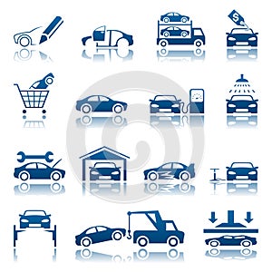 Automotive icon set