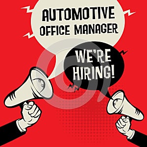 Automotive Office Manager - Were Hiring