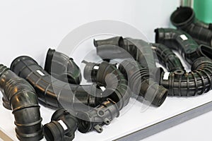 Automotive rubber part production by high pressure injection pro