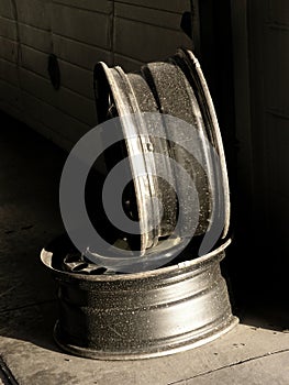 Automotive Service Shop, Wheel Rims