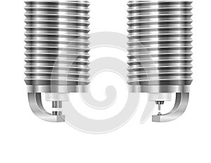 Automotive spark plug vector illustration