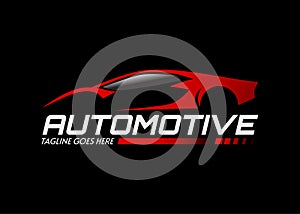 Automotive sport car logo template. Fit for business related to automotive industry, community, club and others. Vector
