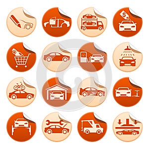 Automotive stickers