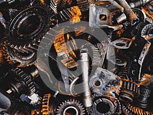 Automotive transmission gearbox of cars