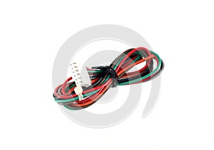 Automotive wiring bundle of wires isolated