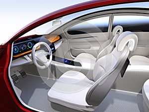 Autonomous car interior concept
