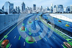 Autonomous car sensor system concept for safety of driverless mode car control