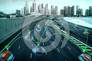 Autonomous car sensor system concept for safety of driverless mode car control