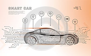 Autonomous car vector