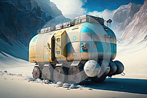 autonomous cargo transport, bringing supplies to remote base camp in the mountains