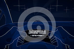 Autonomous driving illustration