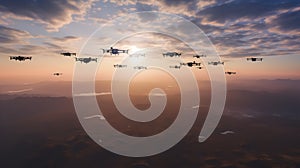 Autonomous Drone Fleet Managed by AI