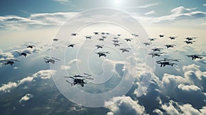 Autonomous Drone Fleet Managed by AI