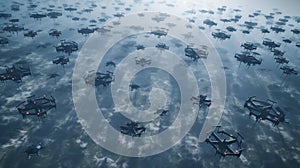 Autonomous Drone Fleet Managed by AI