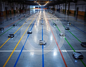 Autonomous Mobile Robots Navigating a Smart Factory Floor