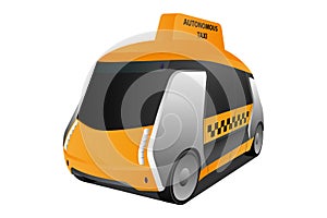 Autonomous self driving taxi