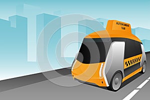 Autonomous self driving taxi