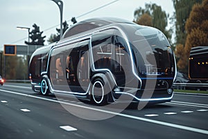 An autonomous smart vehicle option for future is hybrid futuristic electric shuttle bus