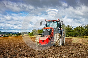 Autonomous tractor and intelligent agriculture concept