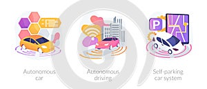 Autonomous transport vector concept metaphors