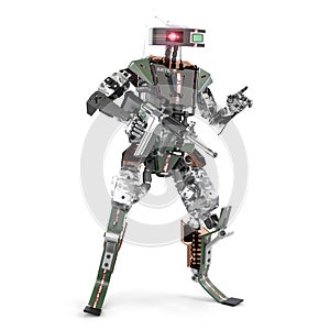 Autonomous weapons robots