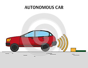 Autonomus car design photo