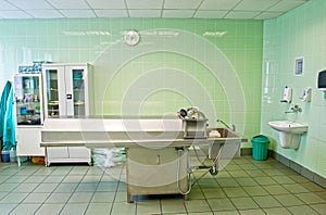 Autopsy room