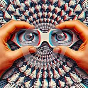 Autostereogram A two dimensional image that conceals a D iage w