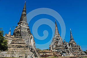 Autthaya Historical Park ancient temple wat in Thailand