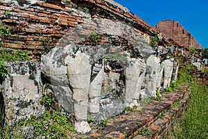 Autthaya Historical Park ancient temple wat in Thailand