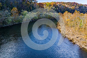 An Autum view of the James River - 2