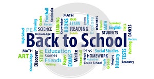 Back to School Word Cloud