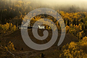 Autumn at the Abandoned Gilman Mine photo