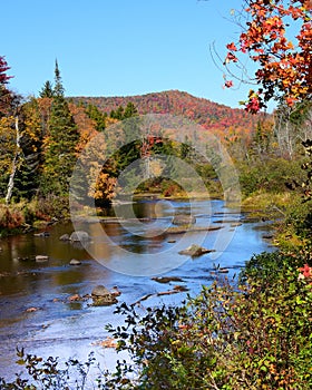 Autumn Adirondack river