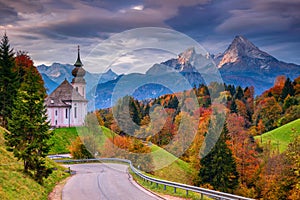 Autumn in Alps.