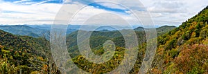 Autumn in the Appalachian Mountains Viewed Along the Blue Ridge Parkway