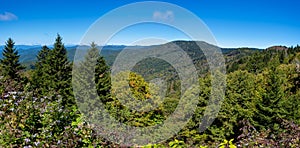 Autumn in the Appalachian Mountains Viewed Along the Blue Ridge Parkway