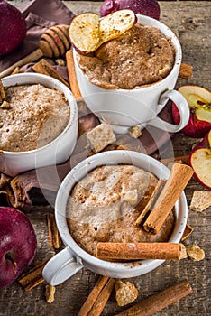 Autumn apple pie mugcake