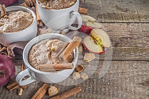 Autumn apple pie mugcake