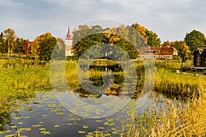 Autumn at Araisi Lake near Cesis in Latvia