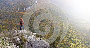 Autumn on the Balcon de Pilatos, Sierra de Urbasa, Navarra photo